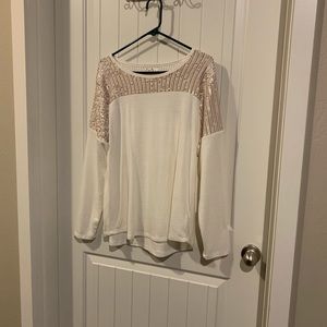 Maurice’s sequin shirt